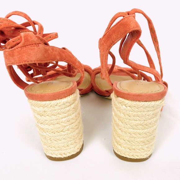 🆕 GIBSON & LATIMER Tasha Suede Block Heel Sandals - Picture 6 of 8